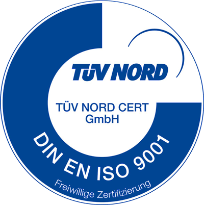 TÜV Nord DIN EN ISO 9001